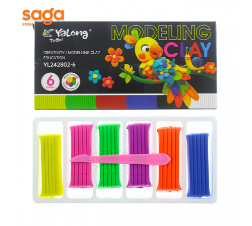Пластилин 6цв YL242802-6цв