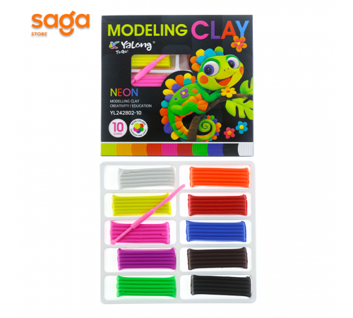 Пластилин 10цв YL242802-10цв