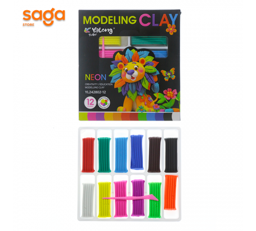Пластилин 12цв YL242802-12цв