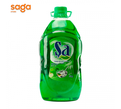 Жидкое средства для мытья посуды SA, 5л.