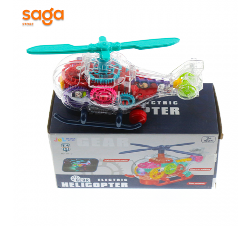 Музыкальный вертолёт в коробке 0713