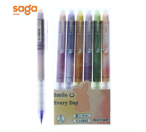 Ручка стираемая, синяя, в упаковке-12шт. YJ-0043.