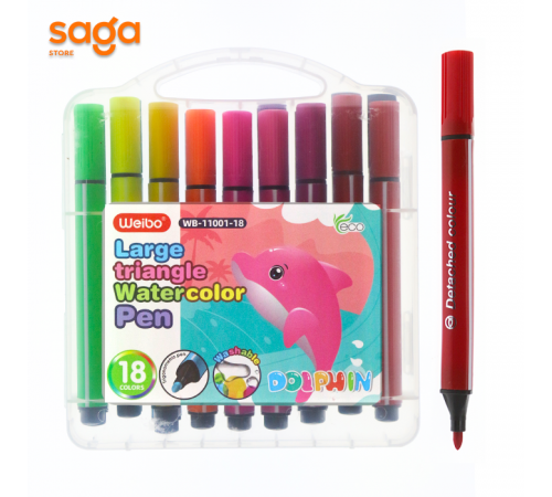 Фломастер Weibo 11001-18цв