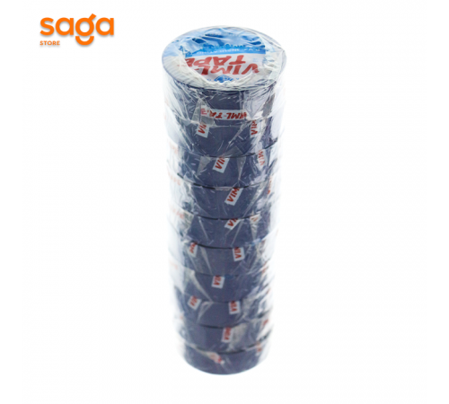 Изолента синяя самоклеющиеся "Vini-Tape", в блоке-10/500