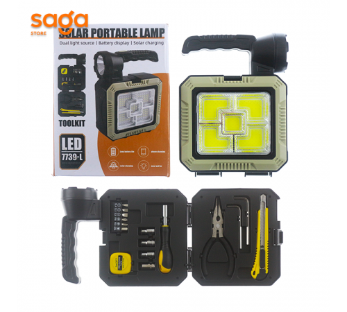 Фонарь с ручкой 1/30 COB-7739-C