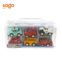 Машинка металлическая в пластике 6х 793