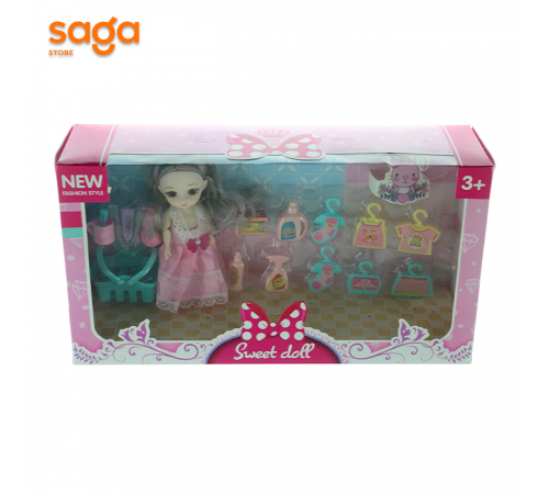 Кукла "Lolly Sweet" с принадлежностями 37*20*10 см.1/96 1937С