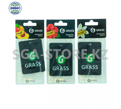 Ароматизатор воздуха картонный GRASS 0401. 0400. 0404. 0405.0403. 0402.