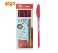 Ручка шариковая Luxor Focus, красный, 0,7мм. 16403.