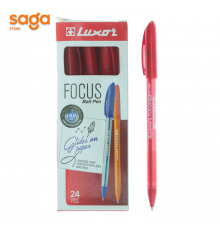 Ручка шариковая Luxor Focus, красный, 0,7мм. 16403.
