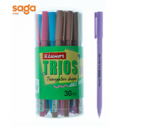 Ручка шариковая Luxor Trios ICY, синий. 16200.