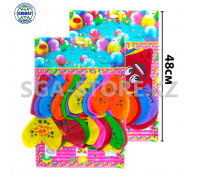 Шар надувной (в ленте) ГИГАНТ, в упаковке-20шт. I LOVE YOU