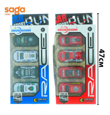 Набор металлических машинок в коробке-4шт. 957-16 957-17