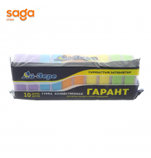 Губка для мытья посуды и уборки помещений Айзере, в пакете-10шт 1/20