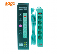 Сетевой фильтр 5 метра, 5 розеток, 2-usb.