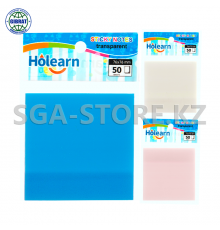 Стикер прозрачный 76*76мм, 50шт. 3302.