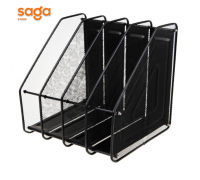 Лоток для документов, металлический, 4 секции.