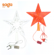 Верхушка на ёлку «Звезда», светящийся, E-10. E-11.