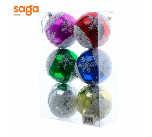 Набор ёлочных шаров ИНГ SFE4-010.