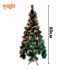 Елка искусственная со снегом, высота-60см.