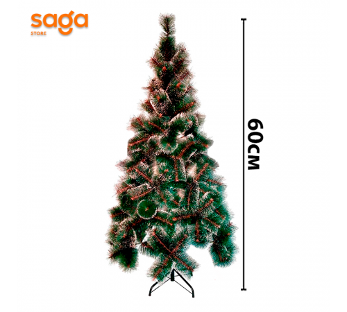 Елка искусственная со снегом, высота-60см.