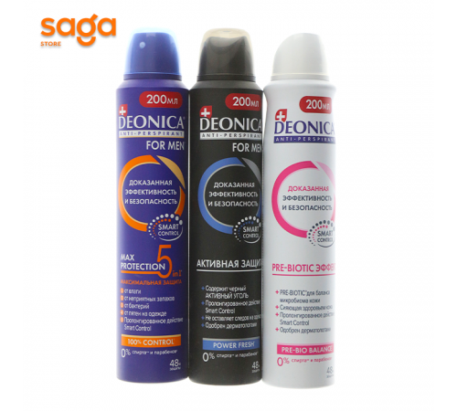 Deonica дезодорант спрей невидимый 200мл
