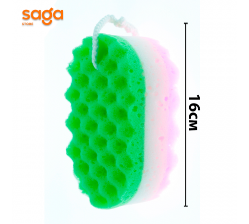 Мочалка с веревкой 6547.