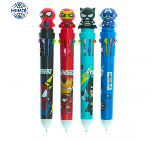 Ручка шариковая Марвел 10в1