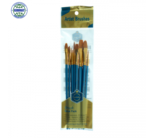 Художественные кисти Keep smiling, в упаковке-10шт.