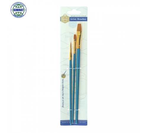 Художественные кисти Keep smiling, в упаковке-3шт. А 6038 R