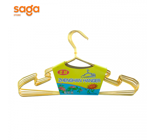 Вешалка металлическая, золото, в упаковке-10шт. 2209.