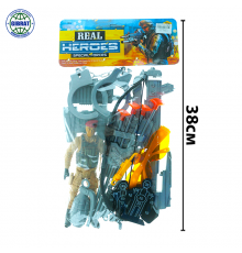 Набор военный Real Heroes с луком 88646