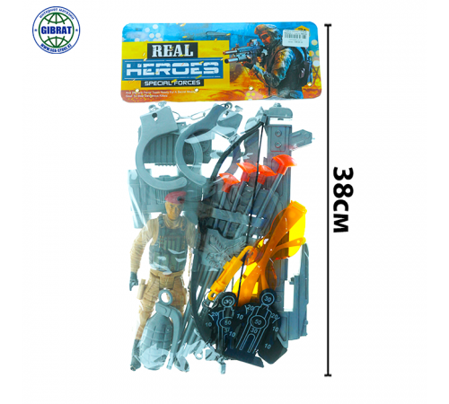 Набор военный Real Heroes с луком 88646