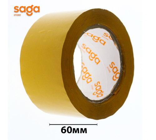 Клейкая лента/скотч ЖЕЛТАЯ , размер-60*160, в блоке-4шт, в коробке-30шт.