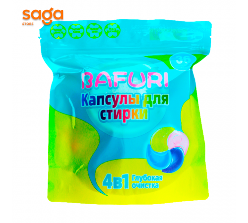 Капсула Bafuri для стирки, автомат, 36шт.