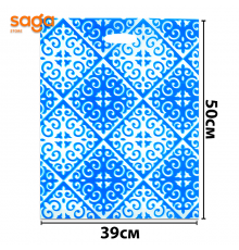 Пакет с вырубной ручкой “Орнамент средний" 1000.