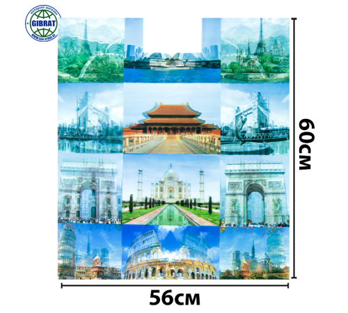 Пакет с вырубной ручкой "Гел Х 600"