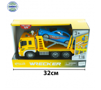 Машина Трак эвакуатор, музыкальная в коробке 300