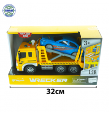 Машина Трак эвакуатор, музыкальная в коробке 300