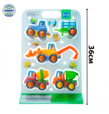 Машина Трактор в упаковке-4шт. 326.