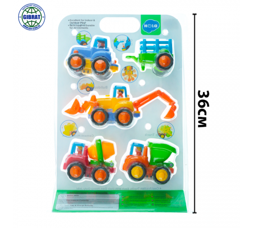 Машина Трактор в упаковке-4шт. 326.