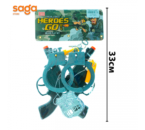 Пистолет Кобура револьвер 2х Real heroes 88999.