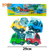 Машина в наборе-4шт. 666-35