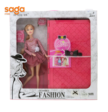 2110000423100 Кукла чемодан Fashion 8730