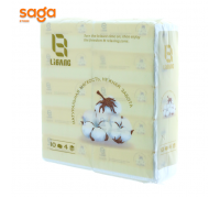 Салфетка Libang 4-слойная 300-4 1/10/10 цена за 10шт