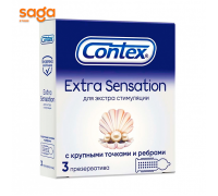 Презервативы  Гусарские с точками и ребрами в пачке-3шт.