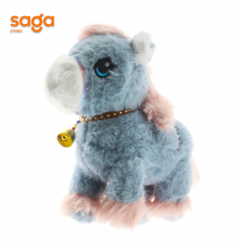 Мягкая игрушка Пони с колокольчиком 30см