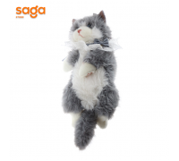 Мягкая игрушка музыкальная сумка Кошка 55см