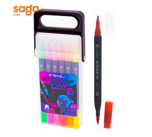 Фломастер, 12 цветов, 221813-12