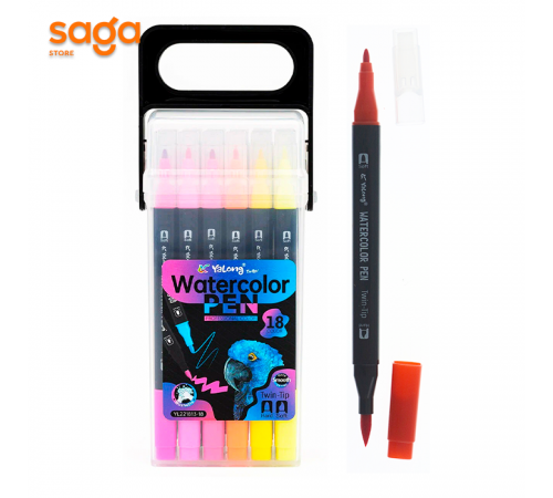 Фломастер, 18 цветов, 221813-18